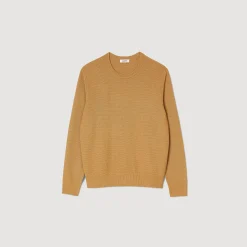 Pulls & Gilets*SANDRO Pull En Laine Camel