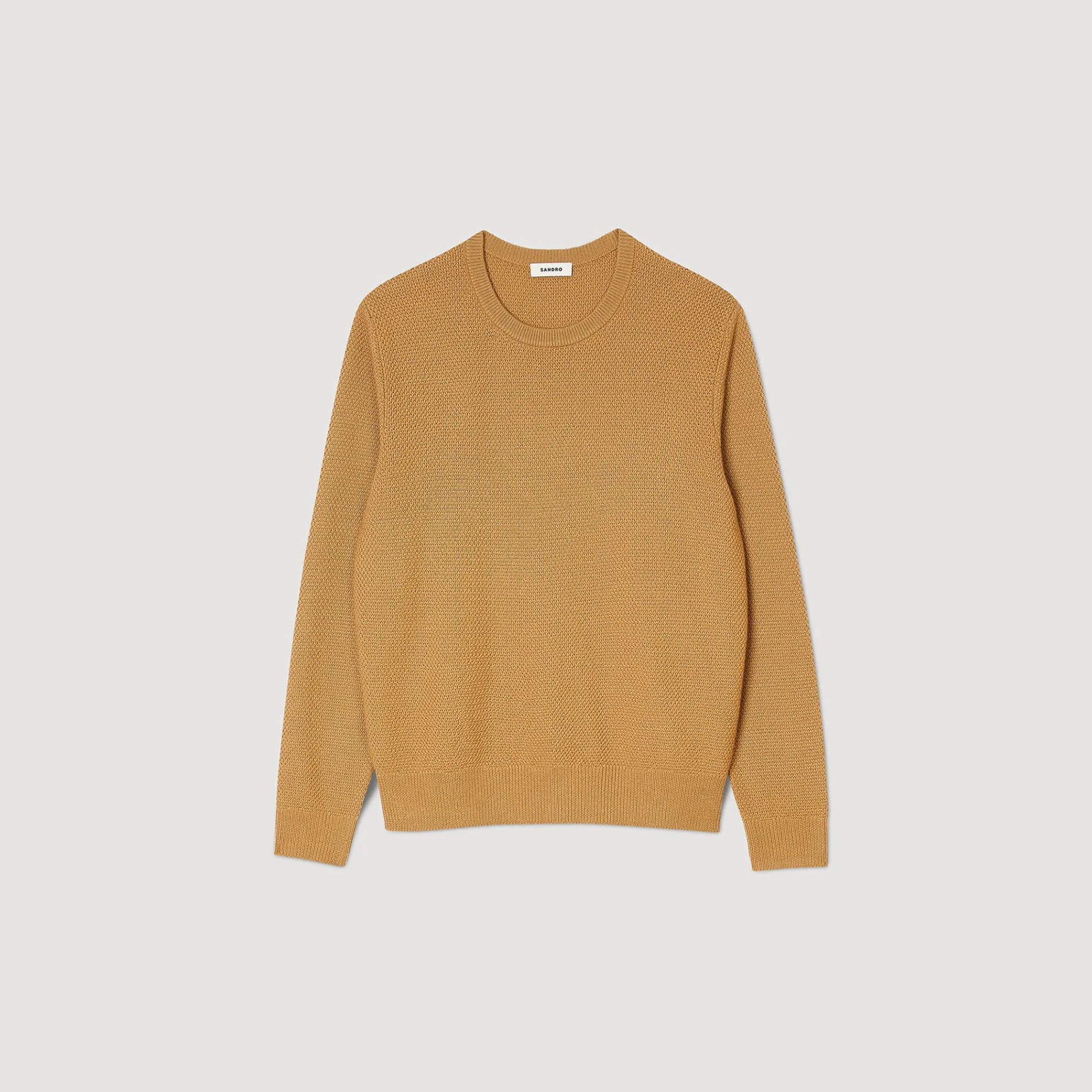 Pulls & Gilets*SANDRO Pull En Laine Camel