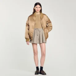 Pulls & Cardigans*SANDRO Pull En Maille Côtelée Kaki