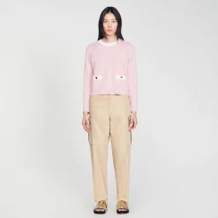 Pulls & Cardigans*SANDRO Pull En Maille Fine Rose