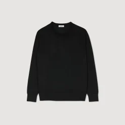 Pulls & Gilets*SANDRO Pull En Maille Fine Noir