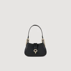 Sacs Porté Épaule|Mini Sacs*SANDRO Sac Janet Mini à Chaînes Noir