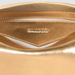 Sacs Porté Épaule|Sacs À Bandoulière*SANDRO Sac LE 84 En Cuir Or