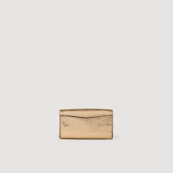 Sacs Porté Épaule|Mini Sacs*SANDRO Sac Pochette En Cuir Dé Or