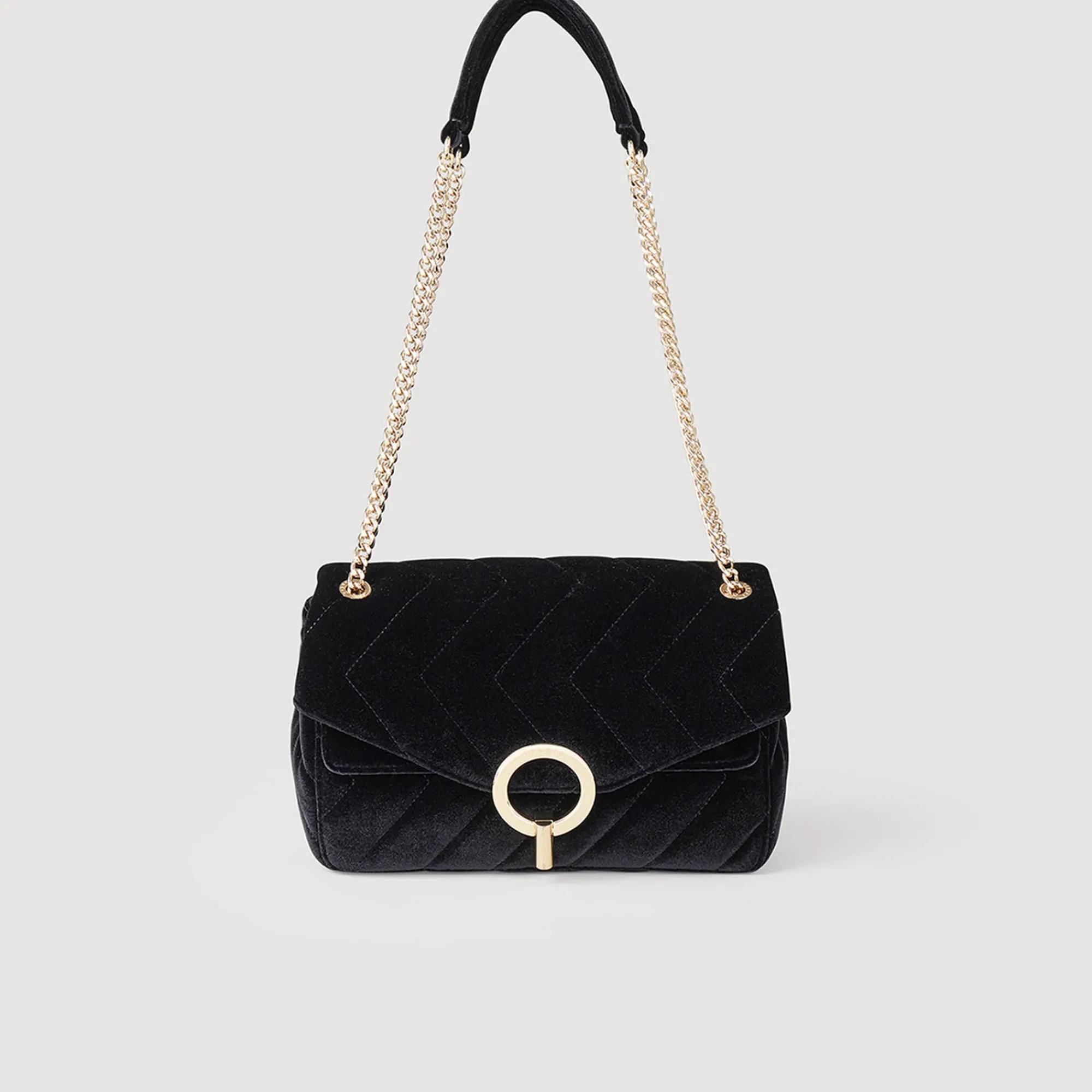Sacs Porté Épaule|Sacs À Bandoulière*SANDRO Sac Yza Noir