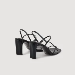 Sandales À Talons|Sandales*SANDRO Sandales à Fines Brides Noir
