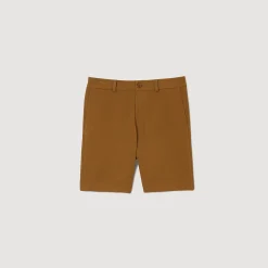 Pantalons & Shorts*SANDRO Short En Coton Camel