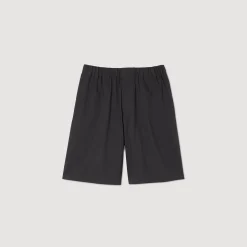 Pantalons & Shorts*SANDRO Short En Toile De Coton Noir