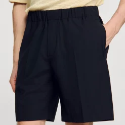 Pantalons & Shorts*SANDRO Short Large Noir