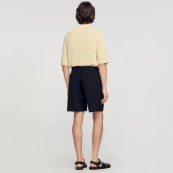 Pantalons & Shorts*SANDRO Short Large Noir