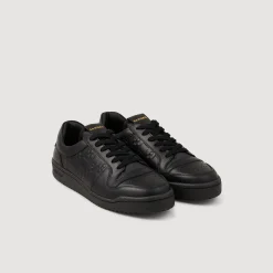 Sneakers*SANDRO Sneakers Basses En Cuir Noir
