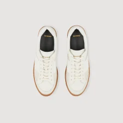 Sneakers*SANDRO Sneakers En Cuir Ecru