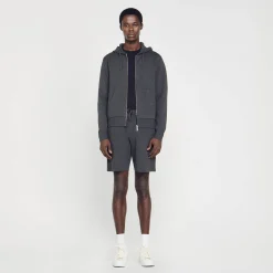 Sweats & Joggings|Pulls & Gilets*SANDRO Sweatshirt à Capuche gris chiné