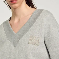 Pulls & Cardigans*SANDRO Sweatshirt Court Gris