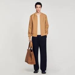 Manteaux & Blousons*SANDRO Teddy Zippé Camel
