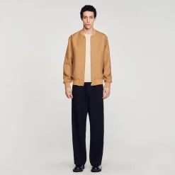 Manteaux & Blousons*SANDRO Teddy Zippé Camel