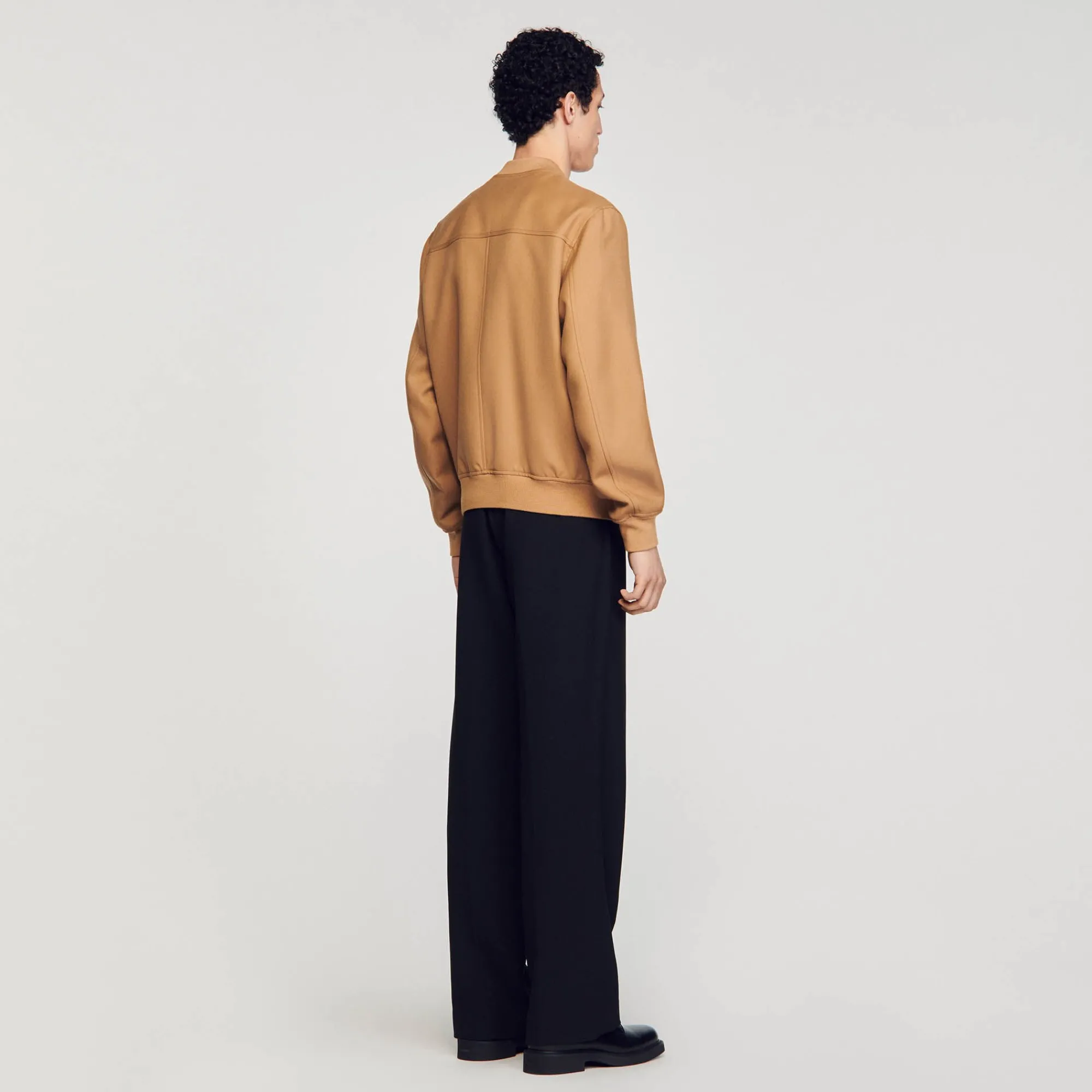Manteaux & Blousons*SANDRO Teddy Zippé Camel