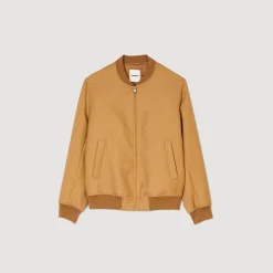 Manteaux & Blousons*SANDRO Teddy Zippé Camel