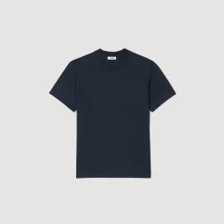 T-Shirts & Polos*SANDRO Tee-shirt à Manches Courtes Marine
