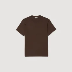 T-Shirts & Polos*SANDRO Tee-shirt à Manches Courtes Marron Foncé