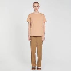 T-Shirts & Polos*SANDRO Tee-shirt à Manches Courtes Marron Clair