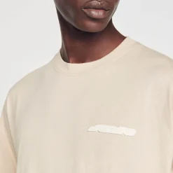 T-Shirts & Polos*SANDRO Tee-shirt En Coton Beige