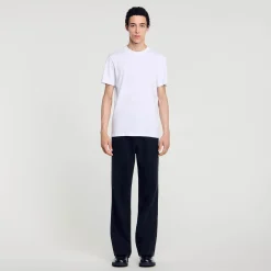 T-Shirts & Polos*SANDRO Tee-shirt En Coton blanc