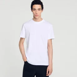 T-Shirts & Polos*SANDRO Tee-shirt En Coton blanc