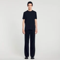 T-Shirts & Polos*SANDRO Tee-shirt En Coton Noir