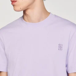 T-Shirts & Polos*SANDRO Tee-shirt En Coton Lavande