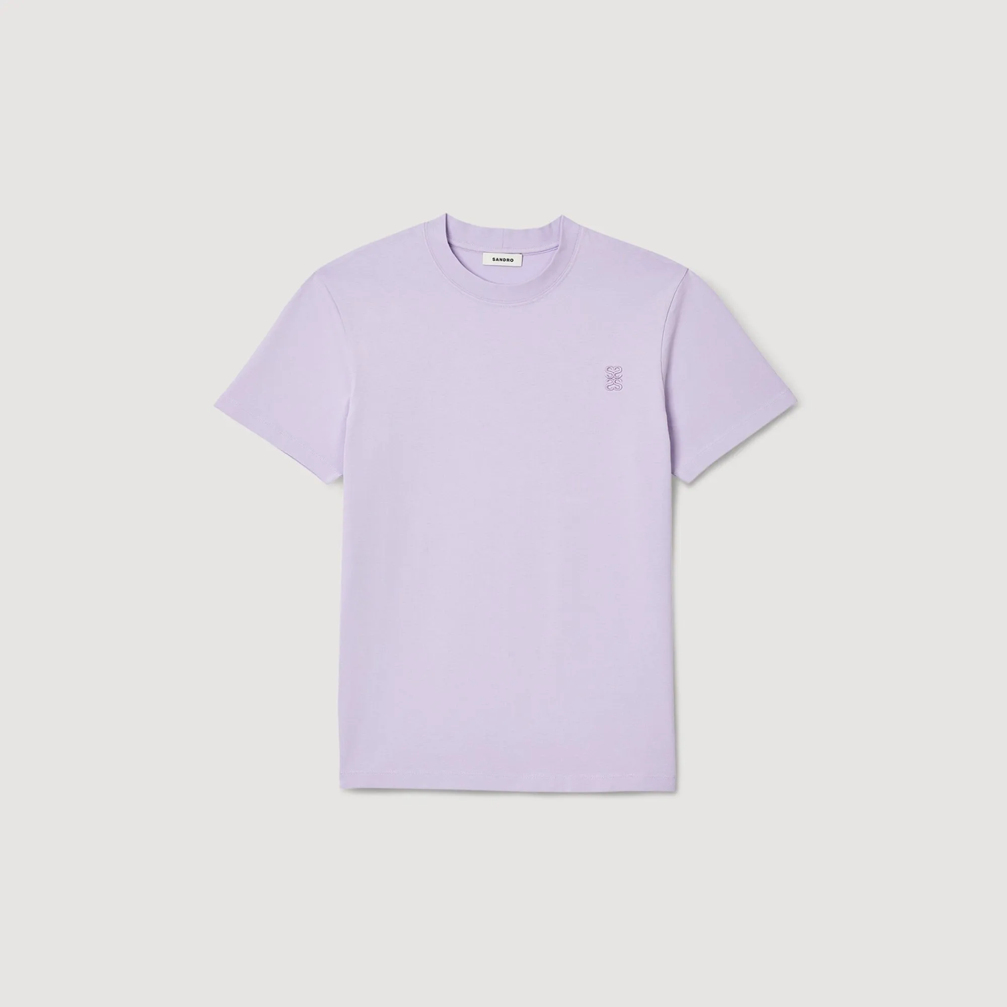 T-Shirts & Polos*SANDRO Tee-shirt En Coton Lavande
