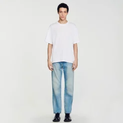 T-Shirts & Polos*SANDRO Tee-shirt Oversize blanc