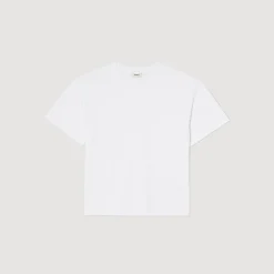 T-Shirts & Polos*SANDRO Tee-shirt Oversize blanc