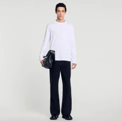 T-Shirts & Polos*SANDRO Tee-shirt Oversize blanc