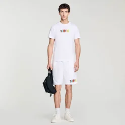 T-Shirts & Polos*SANDRO Tee-shirt Wild Animals blanc