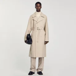 Manteaux & Blousons*SANDRO Trench Long Ficelle