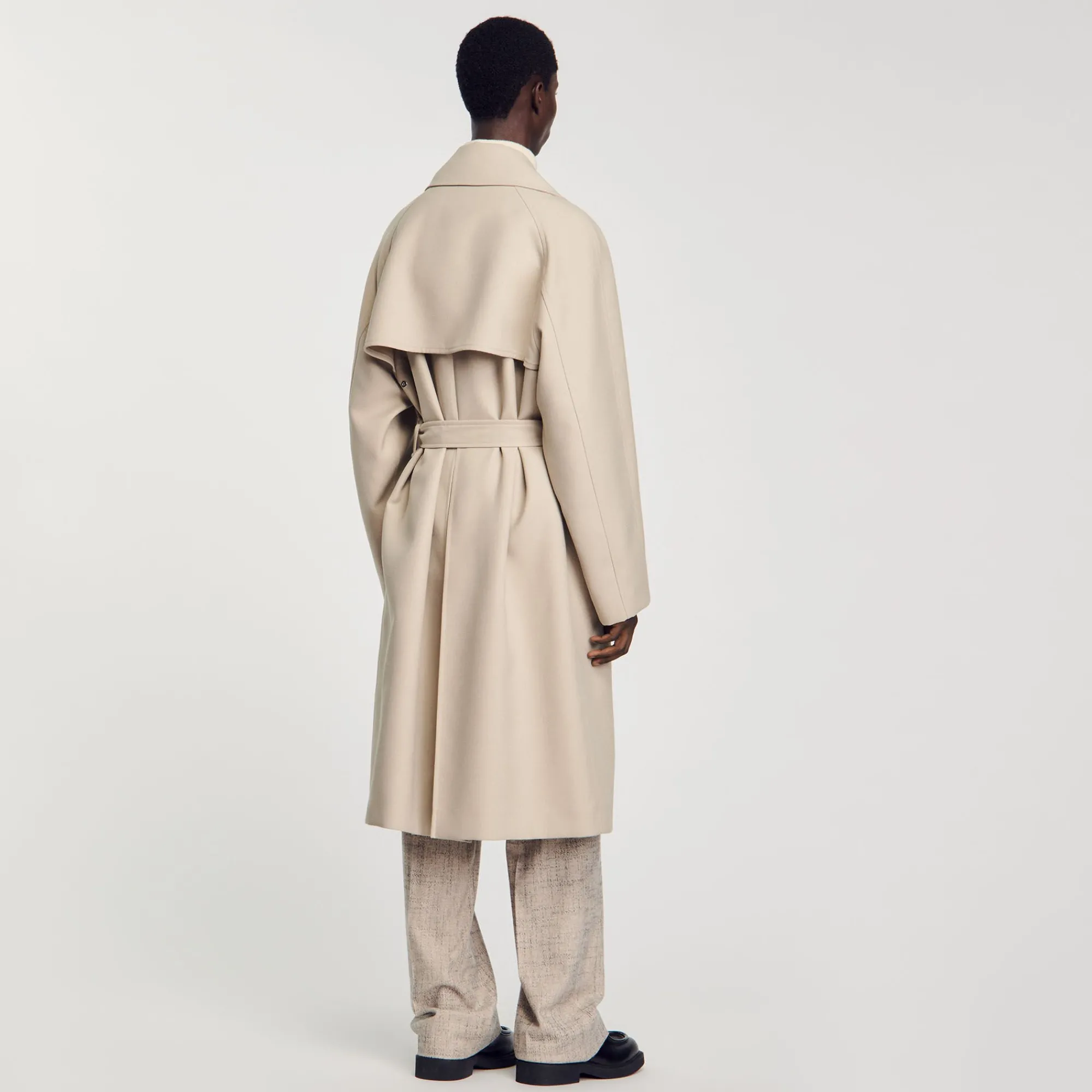 Manteaux & Blousons*SANDRO Trench Long Ficelle