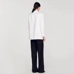 Costumes|Blousons & Vestes*SANDRO Veste De Costume blanc