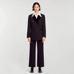 Manteaux|Costumes*SANDRO Veste De Costume Noir