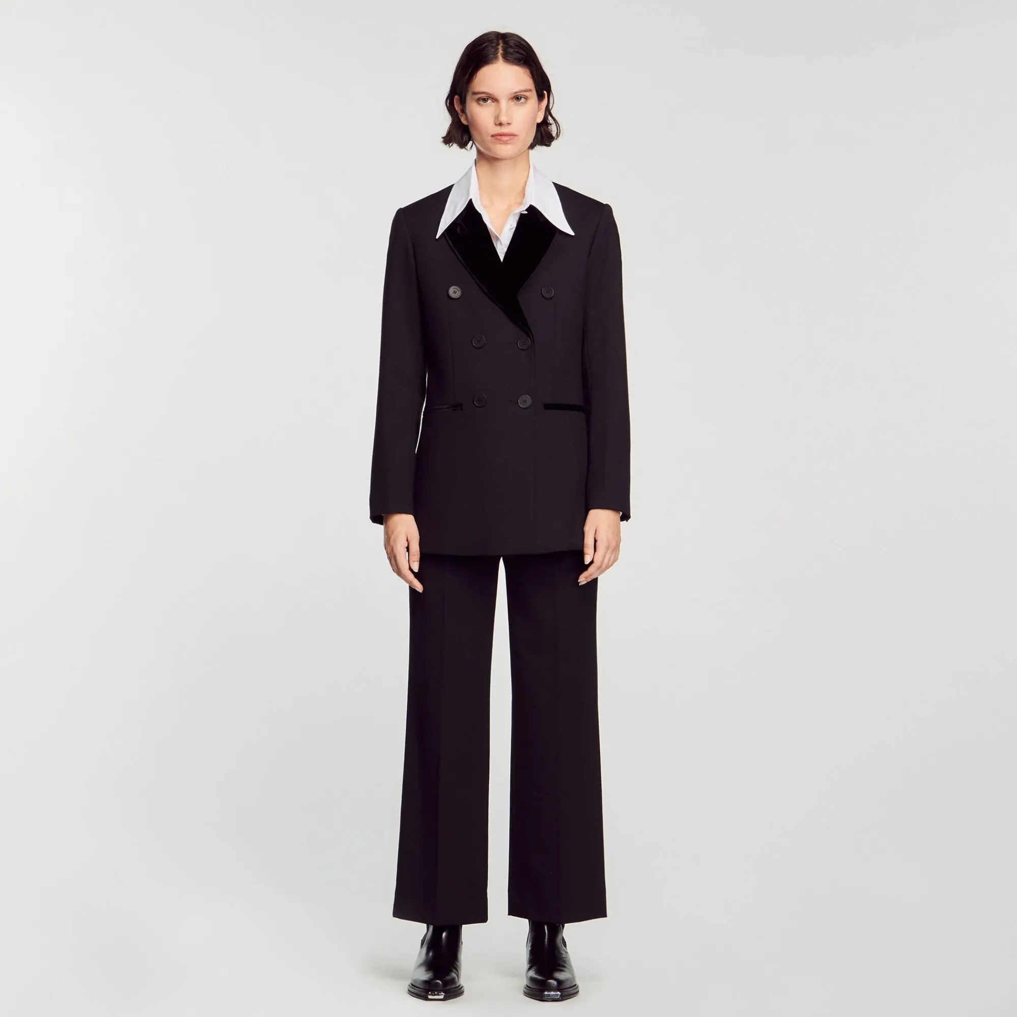 Manteaux|Costumes*SANDRO Veste De Costume Noir