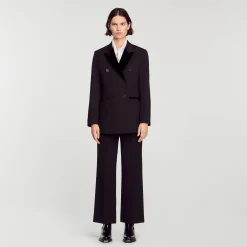 Manteaux|Costumes*SANDRO Veste De Costume Noir