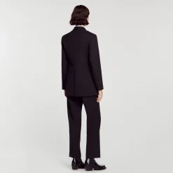 Manteaux|Costumes*SANDRO Veste De Costume Noir