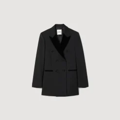 Manteaux|Costumes*SANDRO Veste De Costume Noir