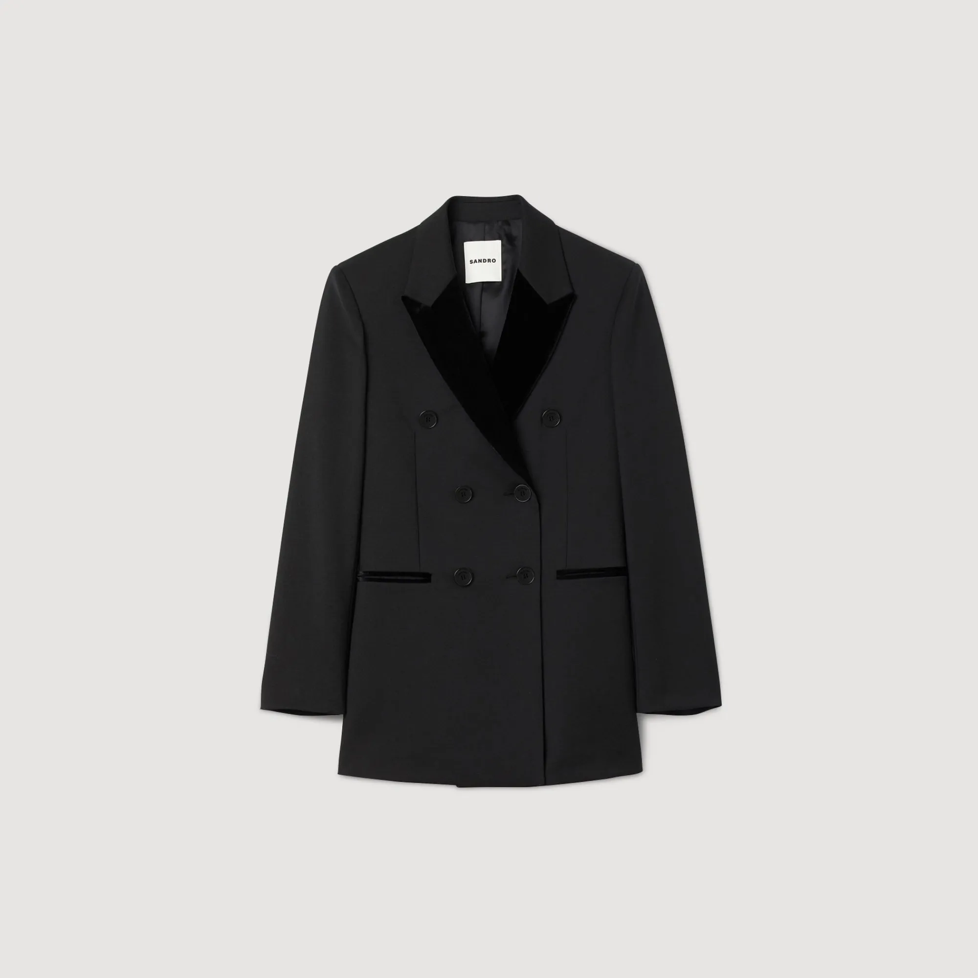 Manteaux|Costumes*SANDRO Veste De Costume Noir