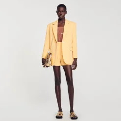 Costumes|Blousons & Vestes*SANDRO Veste De Costume Jaune Orange