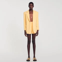 Costumes|Blousons & Vestes*SANDRO Veste De Costume Jaune Orange