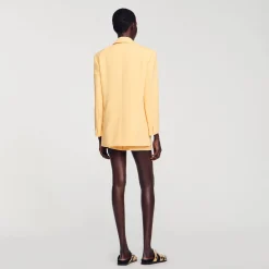 Costumes|Blousons & Vestes*SANDRO Veste De Costume Jaune Orange