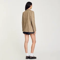 Ensembles|Blousons & Vestes*SANDRO Veste De Costume Marron