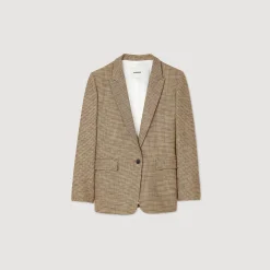 Ensembles|Blousons & Vestes*SANDRO Veste De Costume Marron