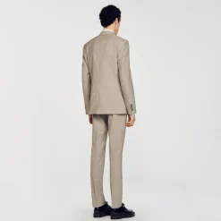 Costumes & Smokings|Vestes*SANDRO Veste De Costume Taupe